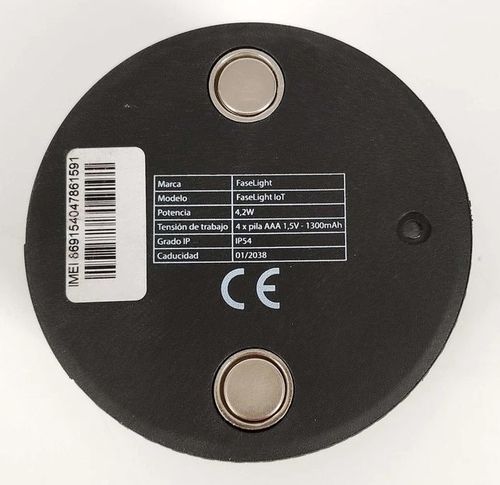 FASE LIGHT V16 Negro - Baliza de Emergencia DGT 3.0