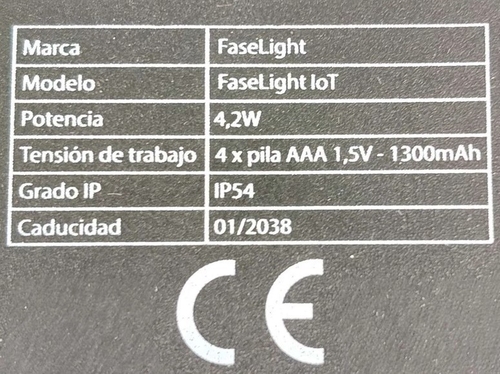 FASE LIGHT V16 Negro - Baliza de Emergencia DGT 3.0