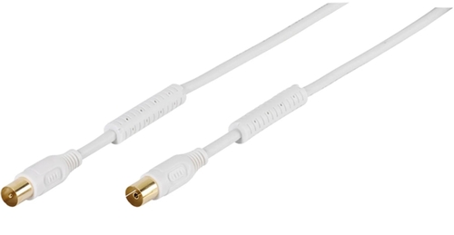 VIVANCO COAXIAL M/H 48119 Blanco - Cable 1.5 m