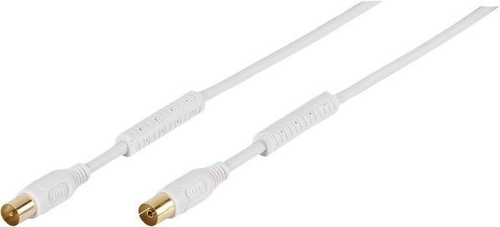 VIVANCO COAXIAL M/H 48121 Blanco - Cable 5 m