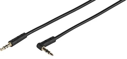 VIVANCO JACK 3.5MM 90º 46137 Negro - Cable 1.5 m