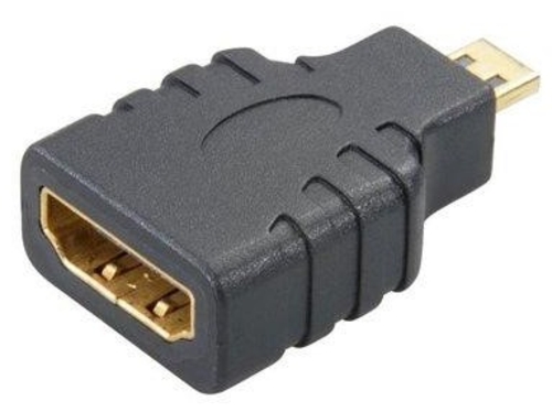 VIVANCO HDMI H-MICRO HDMI M 42089 Negro - Adaptador HDMI
