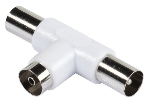 VIVANCO 2x1 48017 Blanco - Ladrón de Antena TV