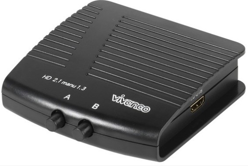 VIVANCO HDMI 2x1 25349 Negro - Conmutador TV