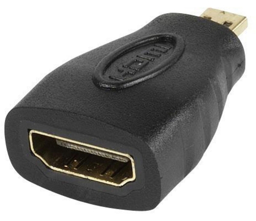 VIVANCO HDMI H-Micro HDMI M 47089 Negro - Adaptador HDMI