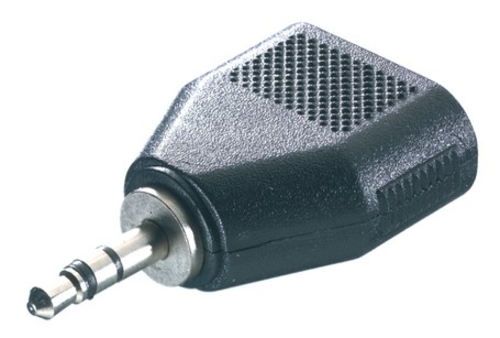 VIVANCO  JACK 3.5MM - 2H 46064 Negro - Adaptador Audio