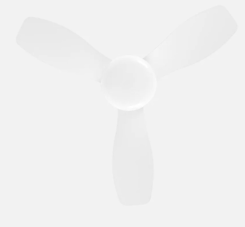 ABRILA ASAF Blanco 20W - Ventilador de Techo 3 Aspas