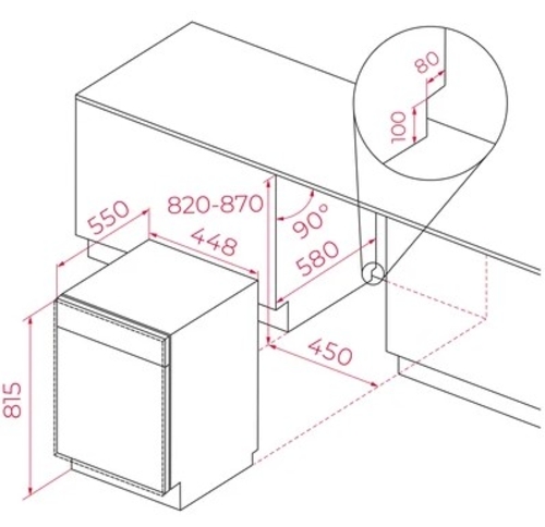 TEKA DFI 74860 Integrable - Lavavajillas 45CM 10 Servicios