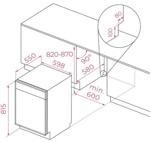 TEKA DFI 86850 XL Integrable - Lavavajillas 60CM 16 Servicios
