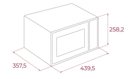 TEKA MW FS20 WH Blanco - Microondas 700W 20L