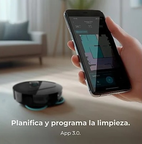 CECOTEC CONGA X50 Negro - Robot Aspirador 15000Pa