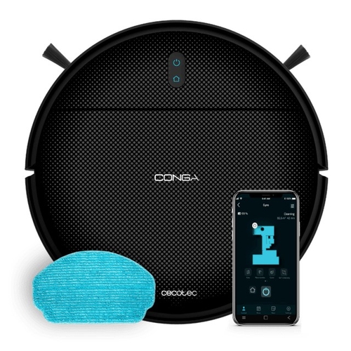 CECOTEC CONGA M10 Negro - Robot Aspirador 2000Pa