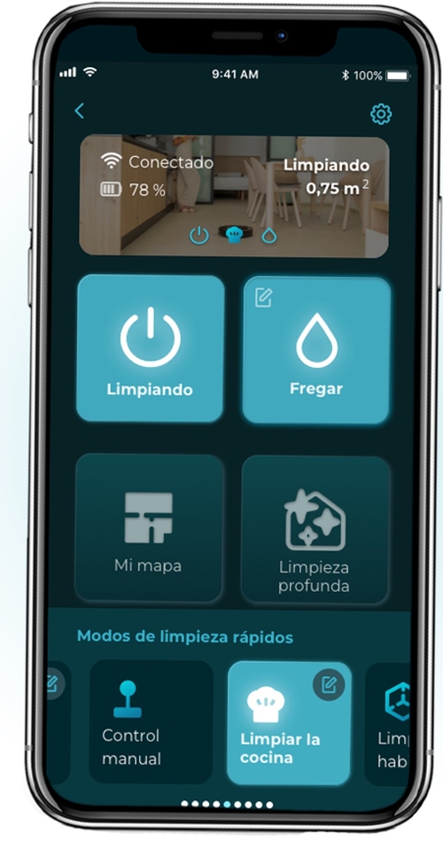 CECOTEC CONGA M10 Negro - Robot Aspirador 2000Pa