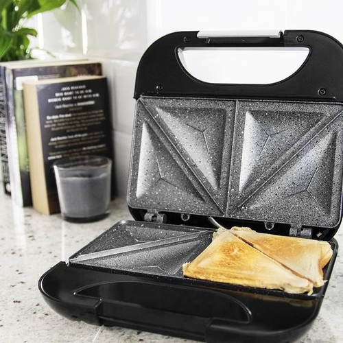 CECOTEC ROCK'NTOAST DEEP CLASSIC Negro - Sandwichera 1000W