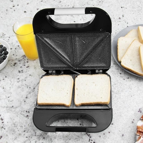 CECOTEC ROCK'NTOAST DEEP CLASSIC Negro - Sandwichera 1000W