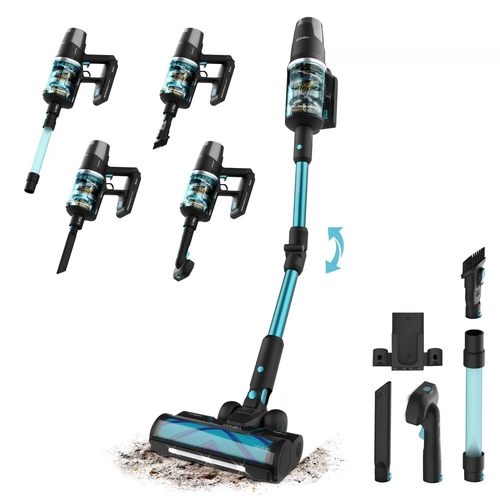 CECOTEC RX50 PET FLEX Negro-Azul - Aspiradora de Escoba 750W