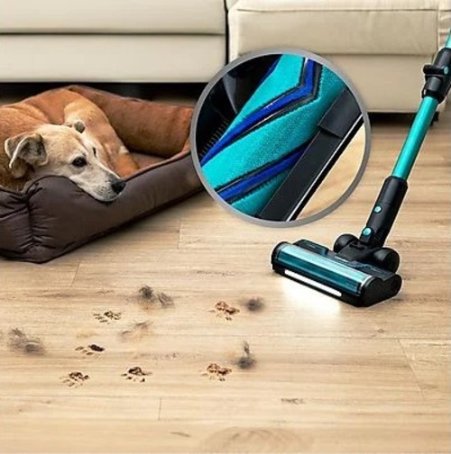 CECOTEC RX50 PET FLEX Negro-Azul - Aspiradora de Escoba 750W