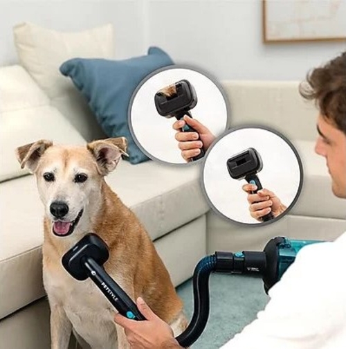 CECOTEC RX50 PET FLEX Negro-Azul - Aspiradora de Escoba 750W