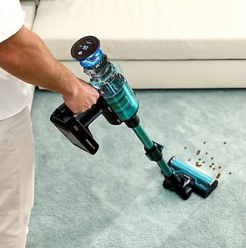 CECOTEC RX50 PET FLEX Negro-Azul - Aspiradora de Escoba 750W