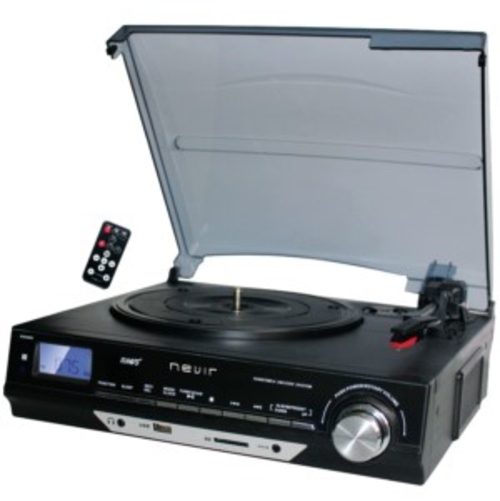 NEVIR NVR-811VMUC -Tocadiscos Negro