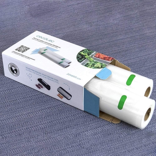 CECOTEC 2 Unidades - Rollo para Envasadora 20x600