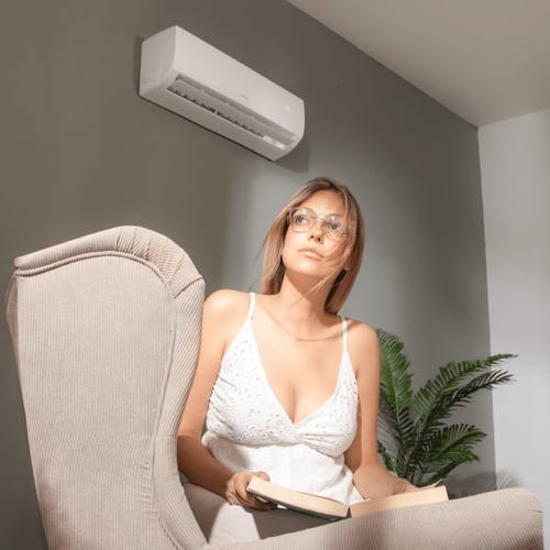 CECOTEC AIRCLIMA 12000 SMARTFRESH Blanco - Aire Acondicionado Split 2924 Frig y 2064 Kcal