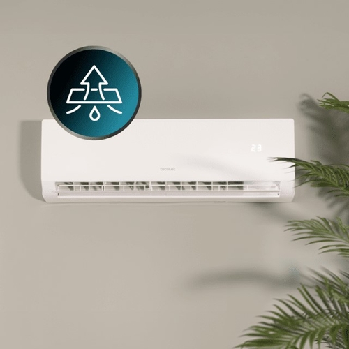 CECOTEC AIRCLIMA 12000 SMARTFRESH Blanco - Aire Acondicionado Split 2924 Frig y 2064 Kcal