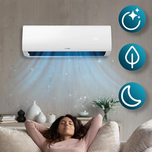 CECOTEC AIRCLIMA 9000 SMARTFRESH Blanco - Aire Acondicionado Split 2236 Frig y 1892 Kcal