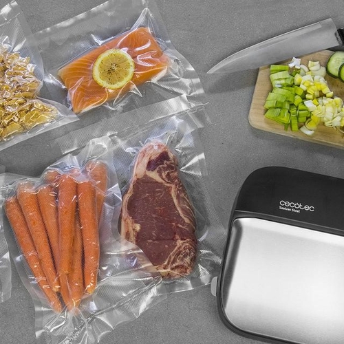 CECOTEC SEALVAC STEEL INOX  - Envasadora al Vacío 120W