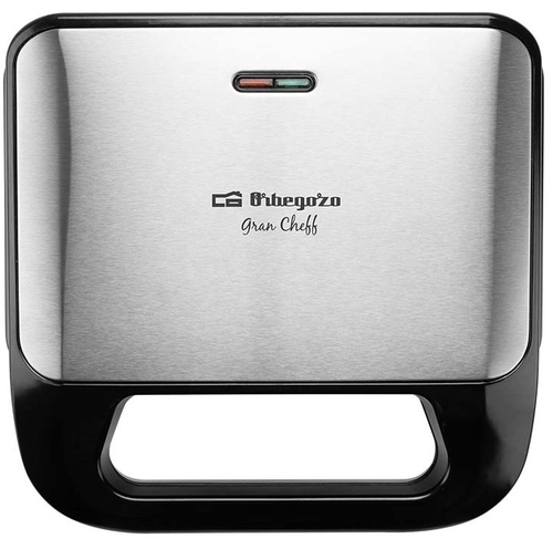 ORBEGOZO SW 7560 INOX - Sandwichera 750W