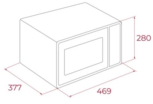 TEKA MWE FS25 G SS INOX - Microondas 25L 900W