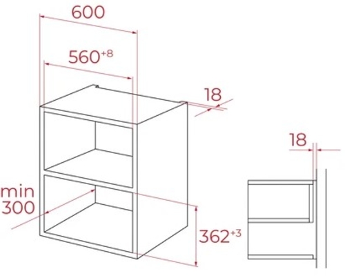 TEKA ML 820 FI WH Cristal Blanco - Microondas 20L 800W