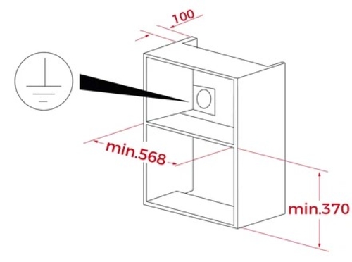 TEKA ML 8210 BIS BK Cristal Negro - Microondas 20L 800W