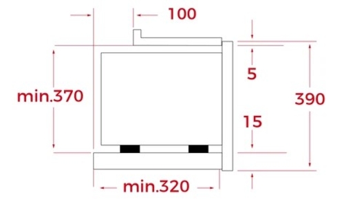 TEKA ML 8210 BIS BK Cristal Negro - Microondas 20L 800W