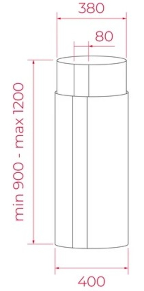 TEKA CC 485 Isla Negro - Campana de Isla 40CM