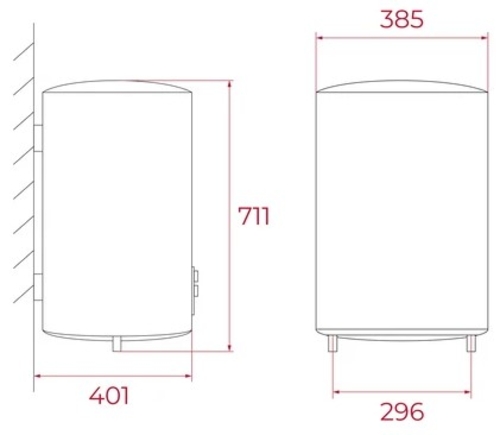 TEKA EWH 50.1 DHH Blanco - Termo Eléctrico 50L