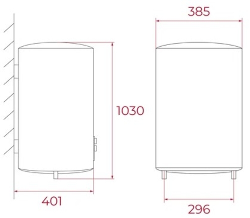 TEKA EWH AQUA 80 Blanco - Termo Eléctrico 73L