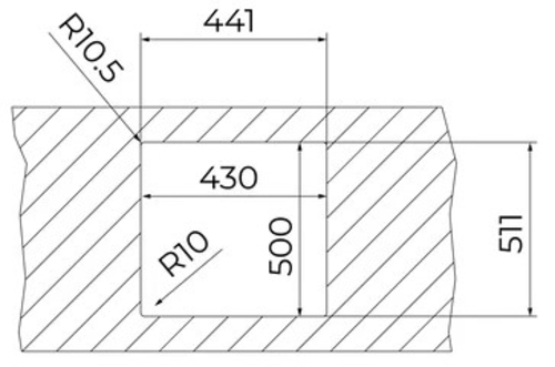 TEKA FORLINE RS15 40.40 INOX - Fregadero 50CM