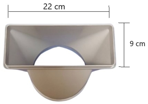 TEKA Tubo Circular A Blanco - Adaptador Campana