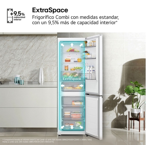 LG GBBSJ10ESW - Frigorífico Combi No Frost
