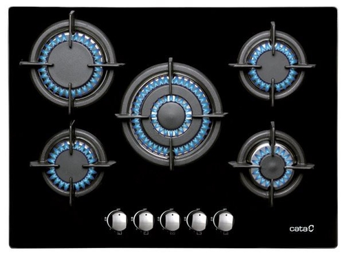 CATA L 705 CI BK Negro - Placa de Gas 70CM Gas Natural