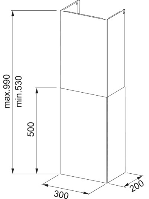 MEPAMSA 112.0285.288 Negro - Prolongador Campana