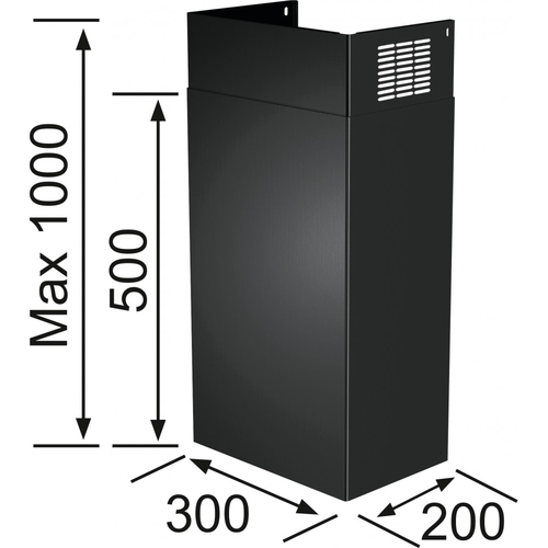 MEPAMSA 112.0285.288 Negro - Prolongador Campana