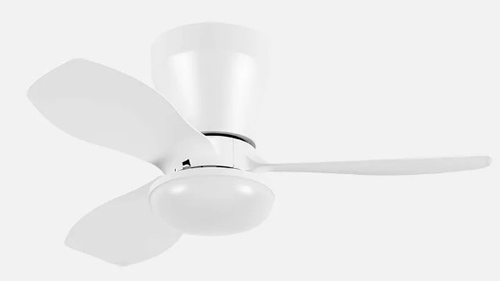 ABRILA DC CAIN Blanco - Ventilador de Techo 3 Aspas