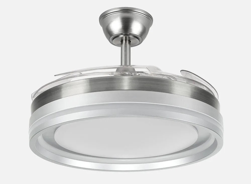 ABRILA CERRATO Níquel - Ventilador de Techo Aspas Retráctiles 59 W F