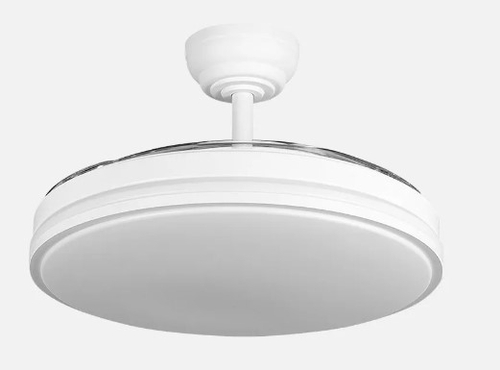 ABRILA DC RELAMPAGO Blanco - Ventilador de Techo Aspas Retráctiles 60W