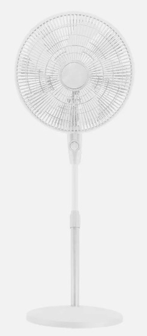 ABRILA ESCUDERO Blanco - Ventilador de Pie 5 Aspas
