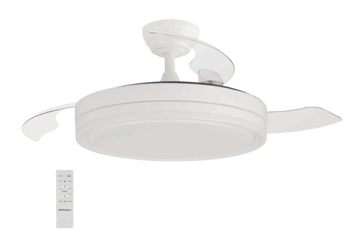 ORBEGOZO CP 138105 Blanco - Ventilador de Techo Aspas Retráctiles 35W