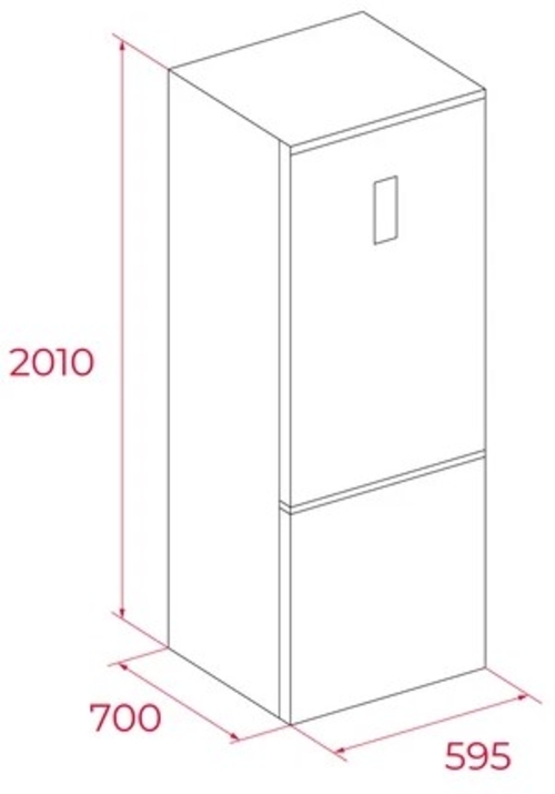TEKA RBF 68670 WH Blanco - Frigorífico Combi No Frost