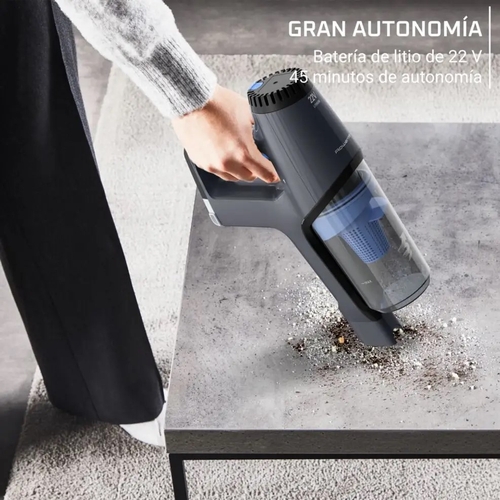 ROWENTA RH6929WO Negro-Azul - Aspiradora de Escoba 22V